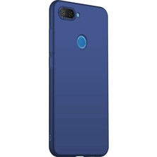 Microsonic Matte Silicone Xiaomi Mi 8 Lite Kılıf Lacivert