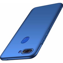 Microsonic Matte Silicone Xiaomi Mi 8 Lite Kılıf Lacivert