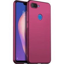 Microsonic Matte Silicone Xiaomi Mi 8 Lite Kılıf Mor