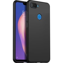 Microsonic Matte Silicone Xiaomi Mi 8 Lite Kılıf Siyah