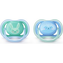 Philips Avent Ultra Air Emzik 6-18 Ay 2'li Desenli Erkek SCF344/22