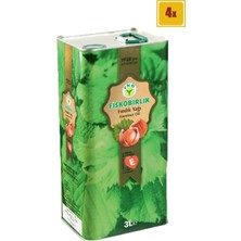 Fiskobirlik Fındık Yağı 3 Lt 4'Lü Set