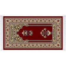 Dekoreko İnci Dijital Baskı Yıkanabilir Kaydırmaz Taban Seccade 70X110 1017