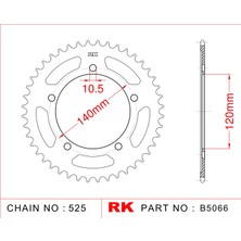 RK Suzuki GSR 600 RK Çelik Arka Dişli B5066-48  (2006-2010)