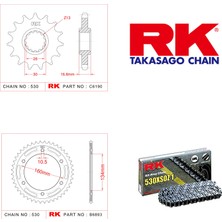 RK Honda CBR 1000 RR Rk X-ring Zincir Dişli Set 530 XSO-16/42T (2008-2016)