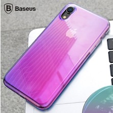 Baseus Apple iPhone XR 6.1 Glow Case Şeffaf Silikon Kılıf WIAPIPH61-XG04