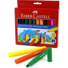 Faber-Castell Jumbo Keçeli Kalem 24'lü