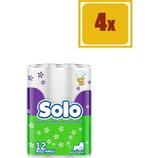 Solo Ultra Kağıt Havlu 12'li x 4 Paket (48 Rulo)