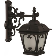 AVONNI BAP-68044-BSY-M2-OP Siyah Boyalı Dış Mekan Aydınlatma E27 Aluminyum Cam 40x23cm