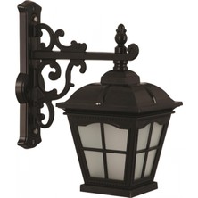 AVONNI BAP-68045-BSY-M2-OP Siyah Boyalı Dış Mekan Aydınlatma E27 Aluminyum Cam 40x23cm