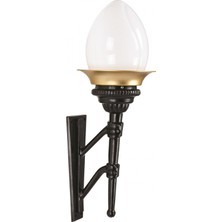 AVONNI BAP-68058-BSA-OP Sarı/Siyah Boyalı Dış Mekan Aydınlatma E27 Aluminyum Akrilik Cam 28x22cm