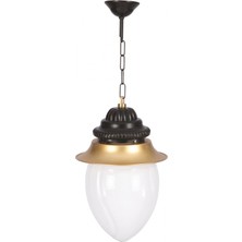 AVONNI BFE-68058-BSA-OP Sarı/Siyah Boyalı Dış Mekan Aydınlatma E27 Aluminyum Akrilik Cam 22cm