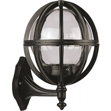 AVONNI BAP-68080-BSY-OP Siyah Boyalı Dış Mekan Aydınlatma E27 Aluminyum Akrilik Cam 28x25cm