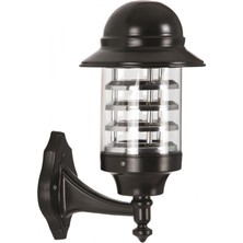 AVONNI BAP-68138-BSY-M2 Siyah Boyalı Dış Mekan Aydınlatma E27 Aluminyum Polikarbon 25cm