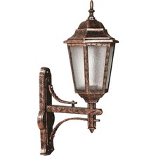 AVONNI BAP-68188-BKR Kahverengi Boyalı Dış Mekan Aydınlatma E27 ABS Polikarbon Cam 30x23cm