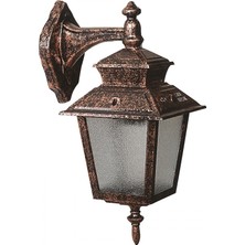 AVONNI BAP-68213-BKR Kahverengi Boyalı Dış Mekan Aydınlatma E27 ABS Polikarbon Cam 25x18cm