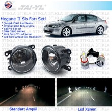 Renault Megane 2004-2008 Beyaz Led Xenon Sis Farı Seti