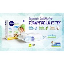 Sleepy Natural Yenidoğan Islak Pamuklu Bambu Havlu 3x40 (120 Yaprak)