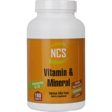 NCS VİTAMİN MİNERAL MULTİVİTAMİN COENZYME ALPHA LİPOİC ACİD 180 TABLET