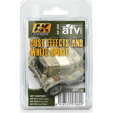 Ak Interactive Dust Effects And White Spirit Set 3X35 Ml