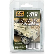 Ak Interactive Afrika Korps Weathering Set 3X35 Ml