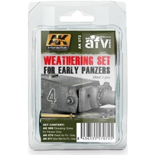 Ak Interactive Weathering Set For Early Panzers 3X35 Ml