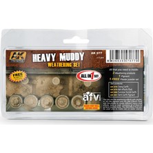 Ak Interactive Heavy Muddy Set 4X35 Ml