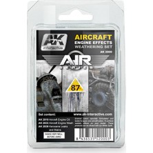 Ak Interactive Aircraft Engine Weathering Set 3X35 Ml