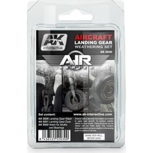 Ak Interactive Aircraft Landing Gear Weathering Set 3X35 Ml