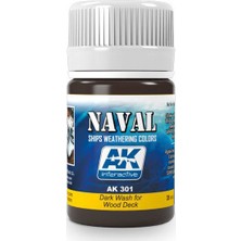 Ak Interactive Dark Wash For Wood Deck 35 Ml