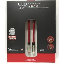 Qed Qe-2453 Reference Audıo 40 - Rca Interconnect Kablo  1 Metre