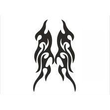 Stickermarket Alevli Siyah Sticker