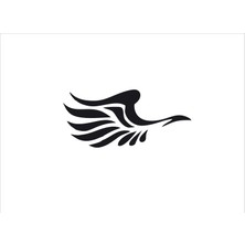 Stickermarket Melek Kanadı Dikiz Aynası Sticker
