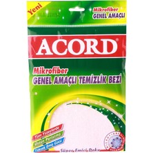 Acord 5 Adet Acord Mikrofiber Genel Amaçlı Temizlik Bezi 30x40cm.