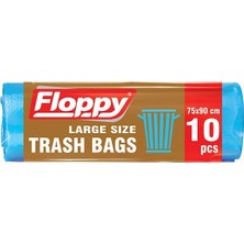 Floppy Battal Boy Çöp Torbası 75x90 10'lu Rulo 25 Adet