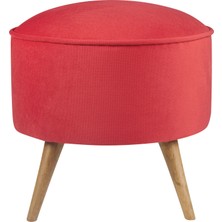 Ze10 Design Buena Park Puf 08 Kırmızı