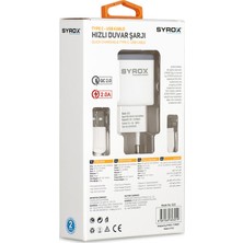 Syrox Type-C Quıck Şarj Cihazı Seti  2.0 Amper