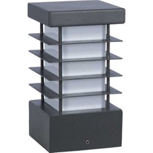 Yakan Aydınlatma Moder Bega Armatür 17 cm x 17 cm Kare Petekli Set Üstü Modern Bollard Lights