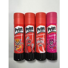 Pritt Stick Yapıştırıcı 11 Gr. 3 Adet + 1 Adet Glitter Stick