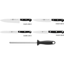 Zwilling Twin Gourmet 6 Parça Blok Bıçak Seti- Doğal Ahşap Bloklu