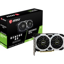 MSI Nvidia GeForce GTX 1660 Ventus XS 6G OC 6GB 192Bit GDDR5 DX(12) PCI-E 3.0 Ekran Kartı