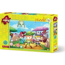 Art Çocuk Puzzle Üç Küçük Kahraman 50 Parça Puzzle