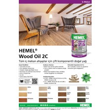 Hemel Wood Oil 2C Set Yağ İç Mekan 0,30 Lt