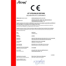 AVONNI AV-4106-M6-BSY Siyah Boyalı Modern Avize E27 Metal 27cm