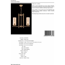 Avonni AV-4209-2EY Eskitme Kaplama Modern Avize