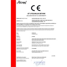 AVONNI AV-65076-KRM Krem Boyalı Modern Avize E27 Metal Cam 20x20cm