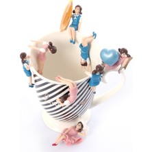 Mien Fuchiko Figure8'li Kızlar Seti Fuchika Kızlar Fincan