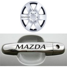 Sticker Master Mazda Kapı Kolu Jant Sticker Oto Motor Pc Etiket