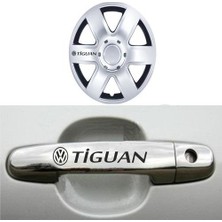 Sticker Master Volkswagen Tiguan Kapı Kolu Jant Sticker Oto Motor Pc Etiket