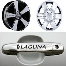 Sticker Master Renault Laguna Kapı Kolu Jant Sticker Oto Motor Pc Etiket